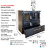 Indoor Wood Burner Stove Multifunctional Kitchen Living Room Stove for Heating Stovetop Cooking Baking Oven Eco Design Rustic Aesthetic